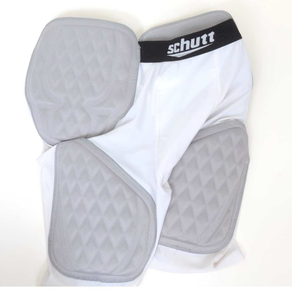 Schutt Mens Med Protech Varsity Football Girdle Padded Compression Short
